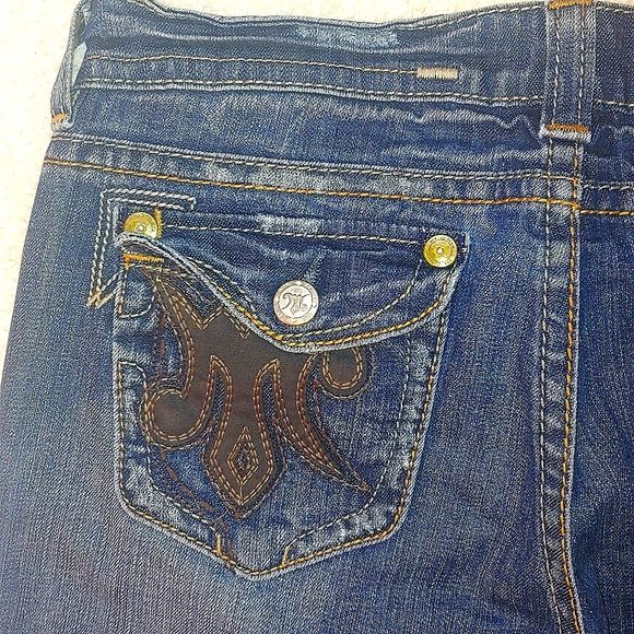 MEK Denim Singapore Distressed Bootcut Jeans - Picture 4 of 9